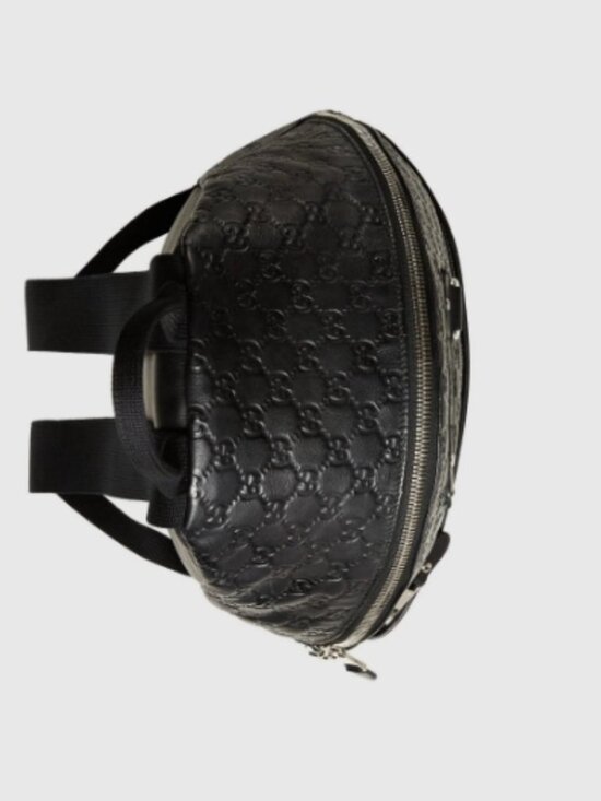 Gucci Rubber Guccissima Leather Backpack Black main image 7